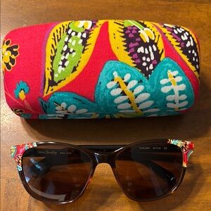 Vera Bradley Prescription Sunglasses with Coordinating Clamshell Vibrant Case